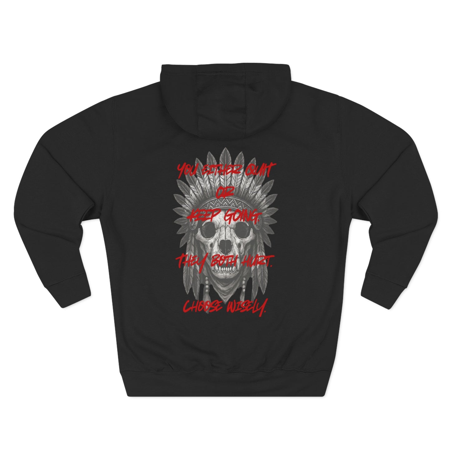 Quit or Keep Going Gym Hoodie