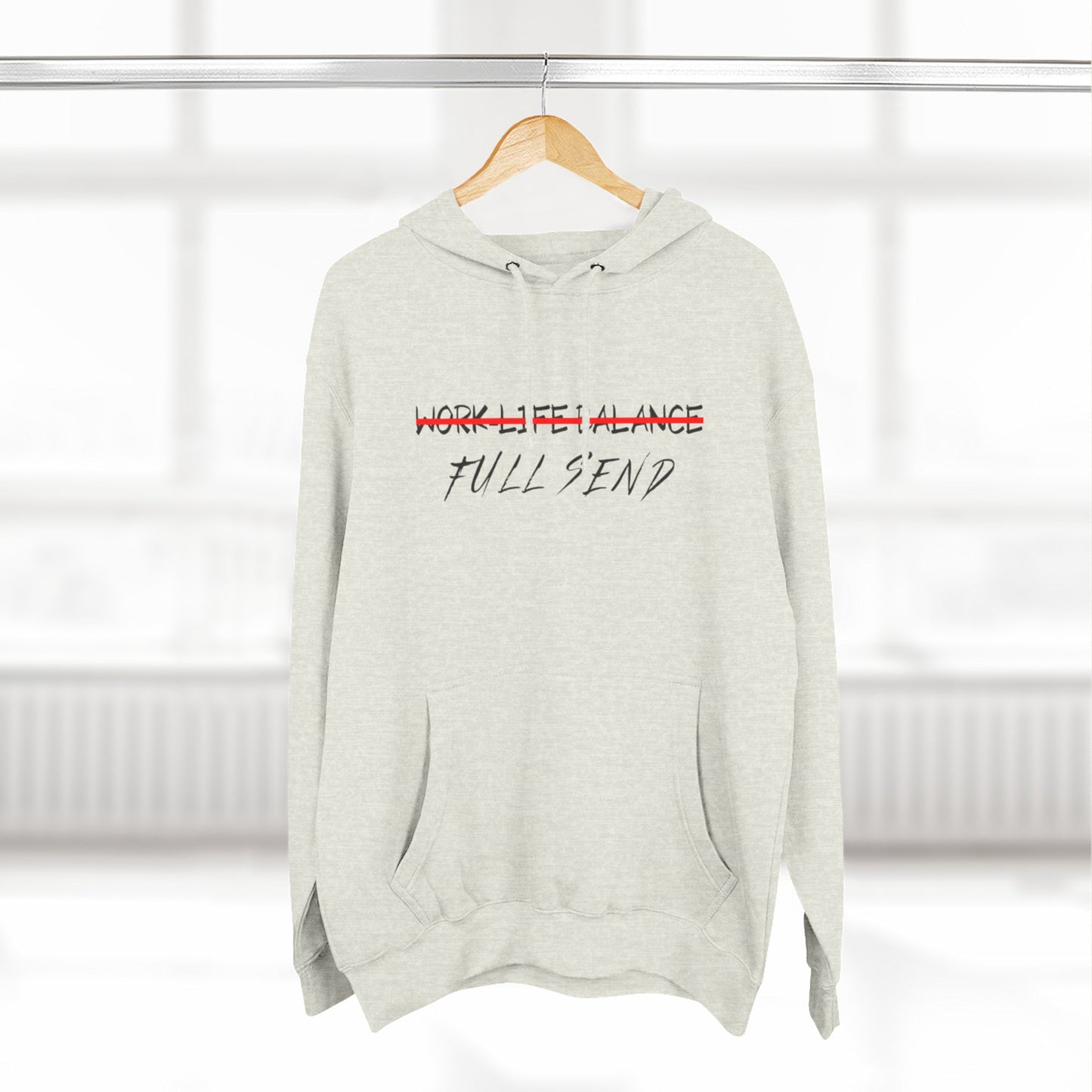 Work-Life Balance Gym Hoodie