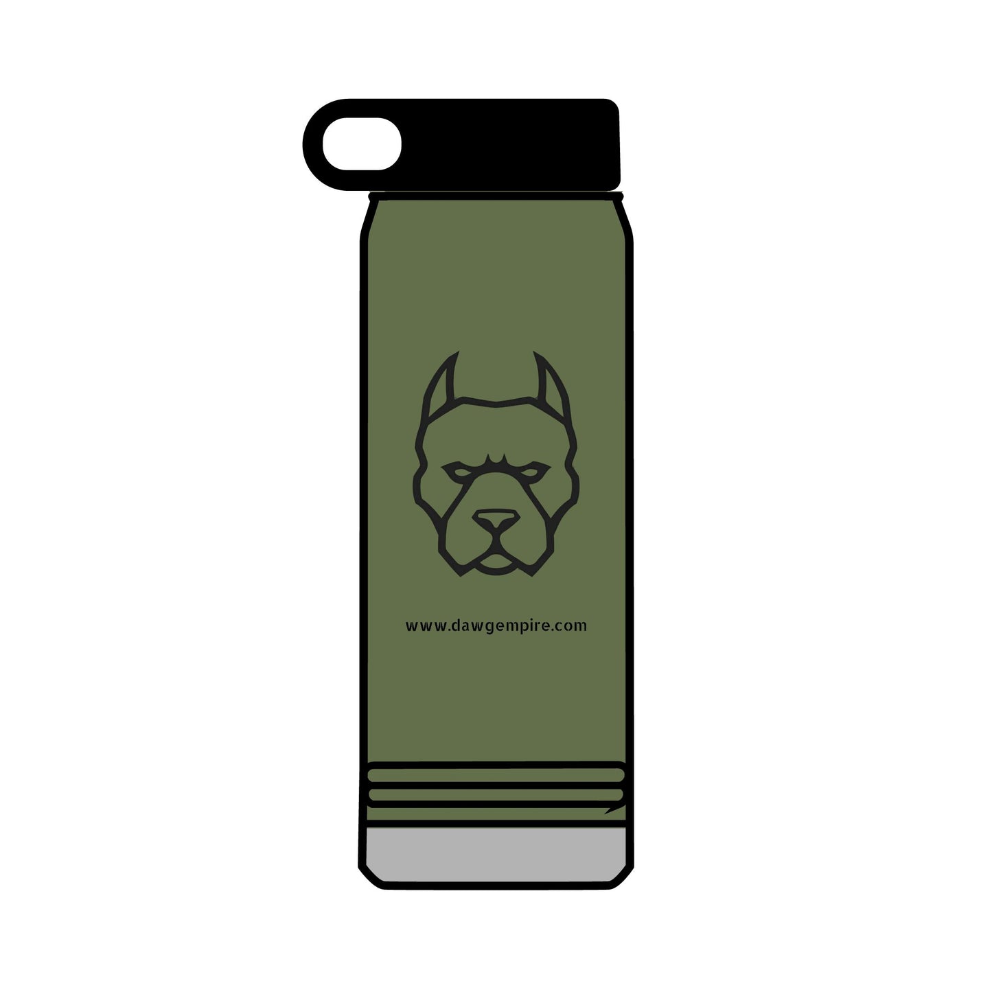 Dawg Empire 32oz Water Bottle - Stylish Hydration for Dog Lovers