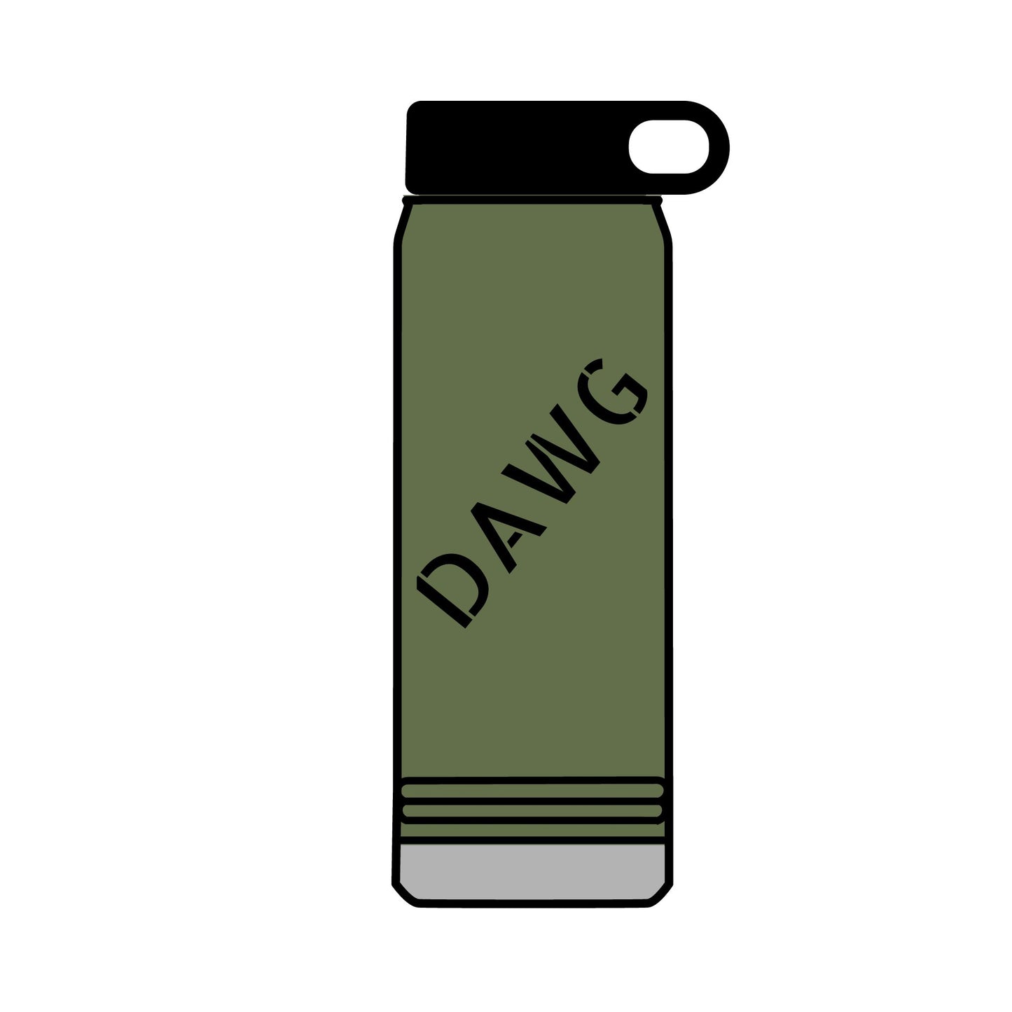 Dawg Empire 32oz Water Bottle - Stylish Hydration for Dog Lovers