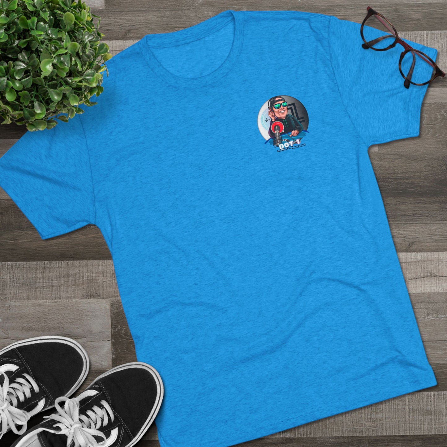Dot 1 Podcast Unisex Tri-Blend Crew Tee