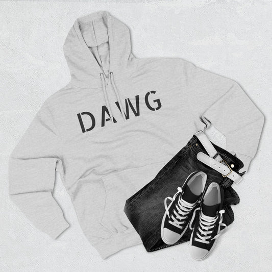 Three-Panel Fleece Hoodie