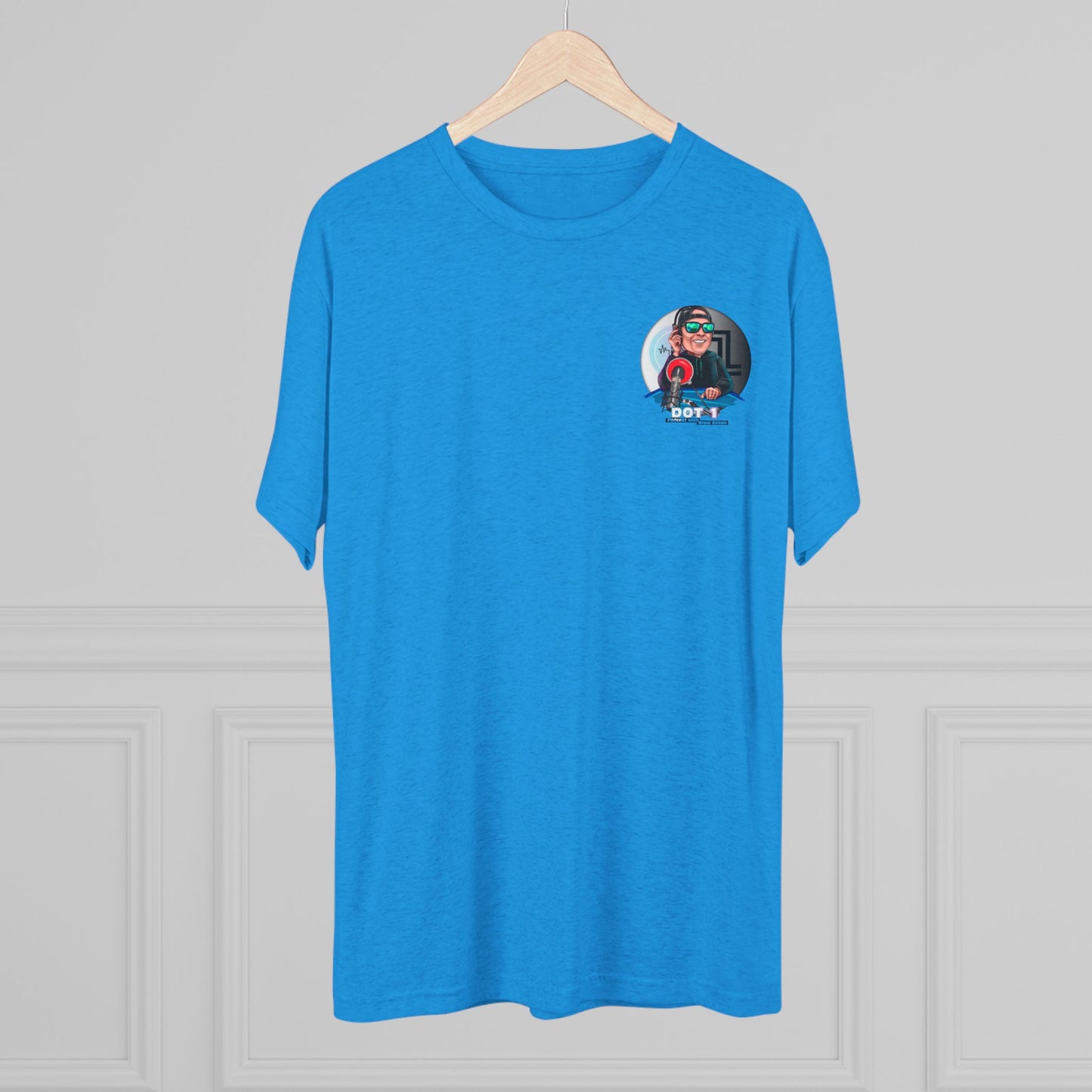 Dot 1 Podcast Unisex Tri-Blend Crew Tee