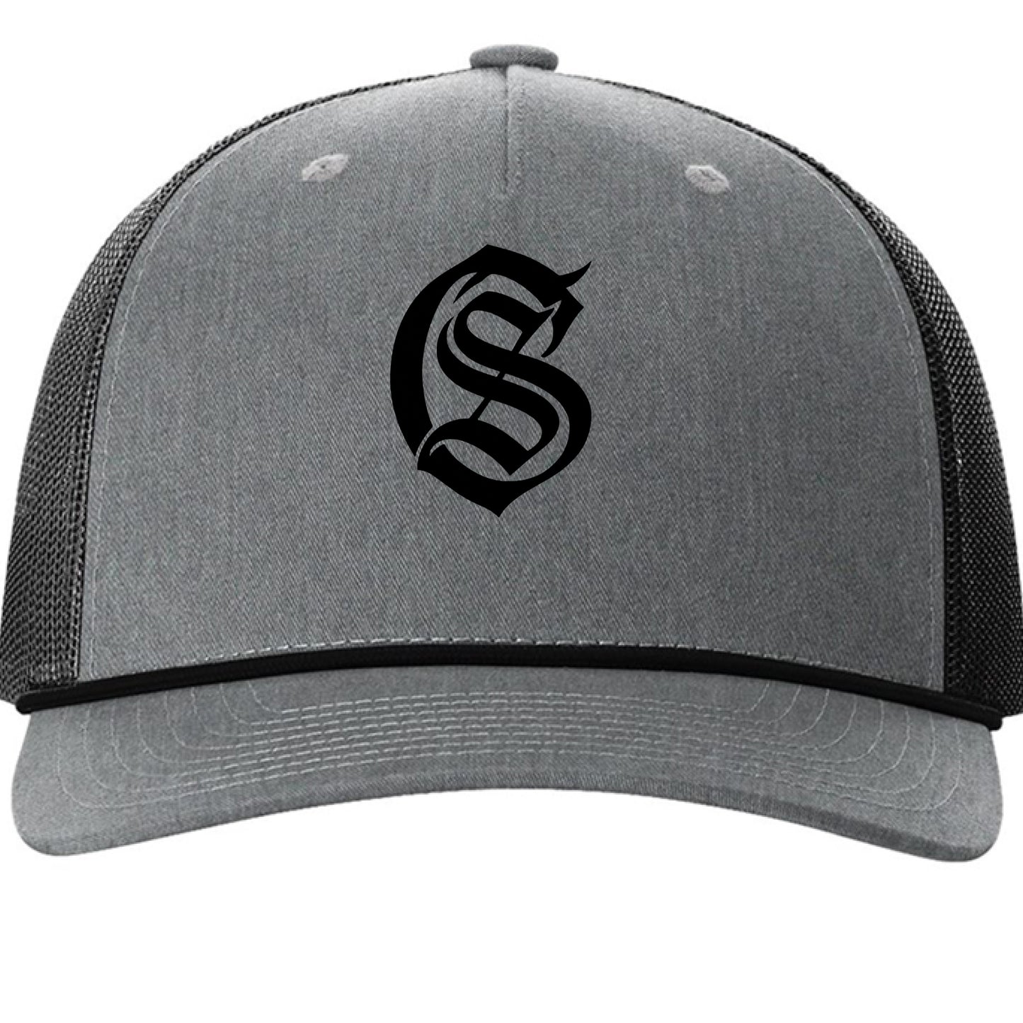 Heather Grey/ Black - FRONT