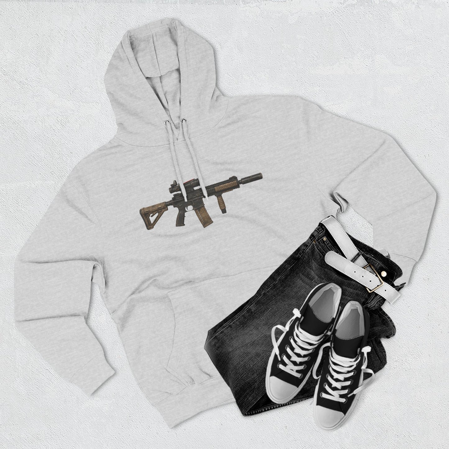 Fleece Hoodie 'AR' Gym Hoodie
