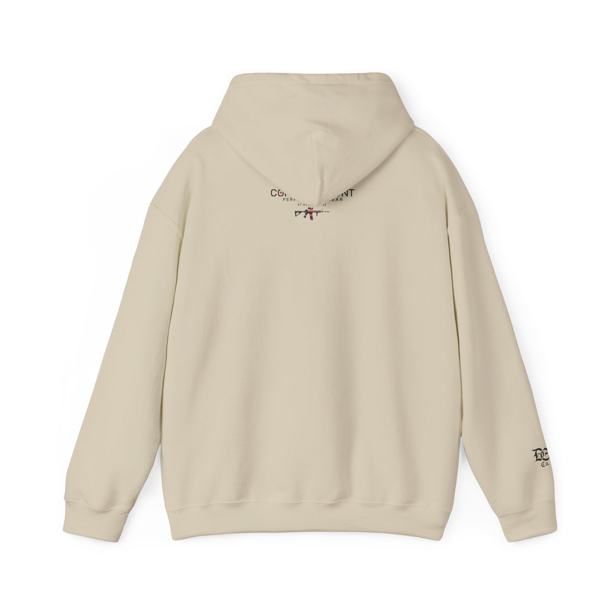 Gun Totter Contact Front Gym Hoodie