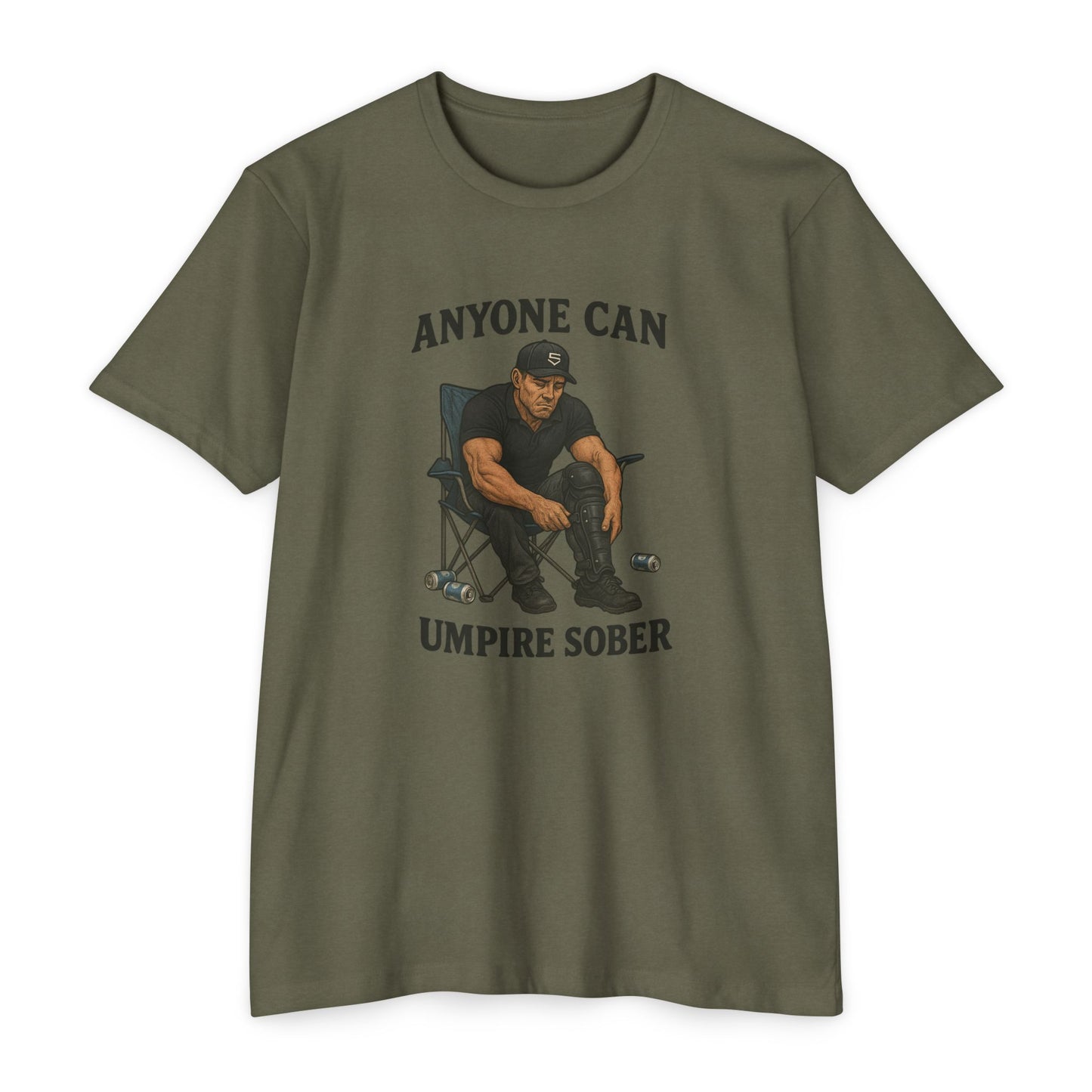 Anyone Can Umpire Sober Gym Tee