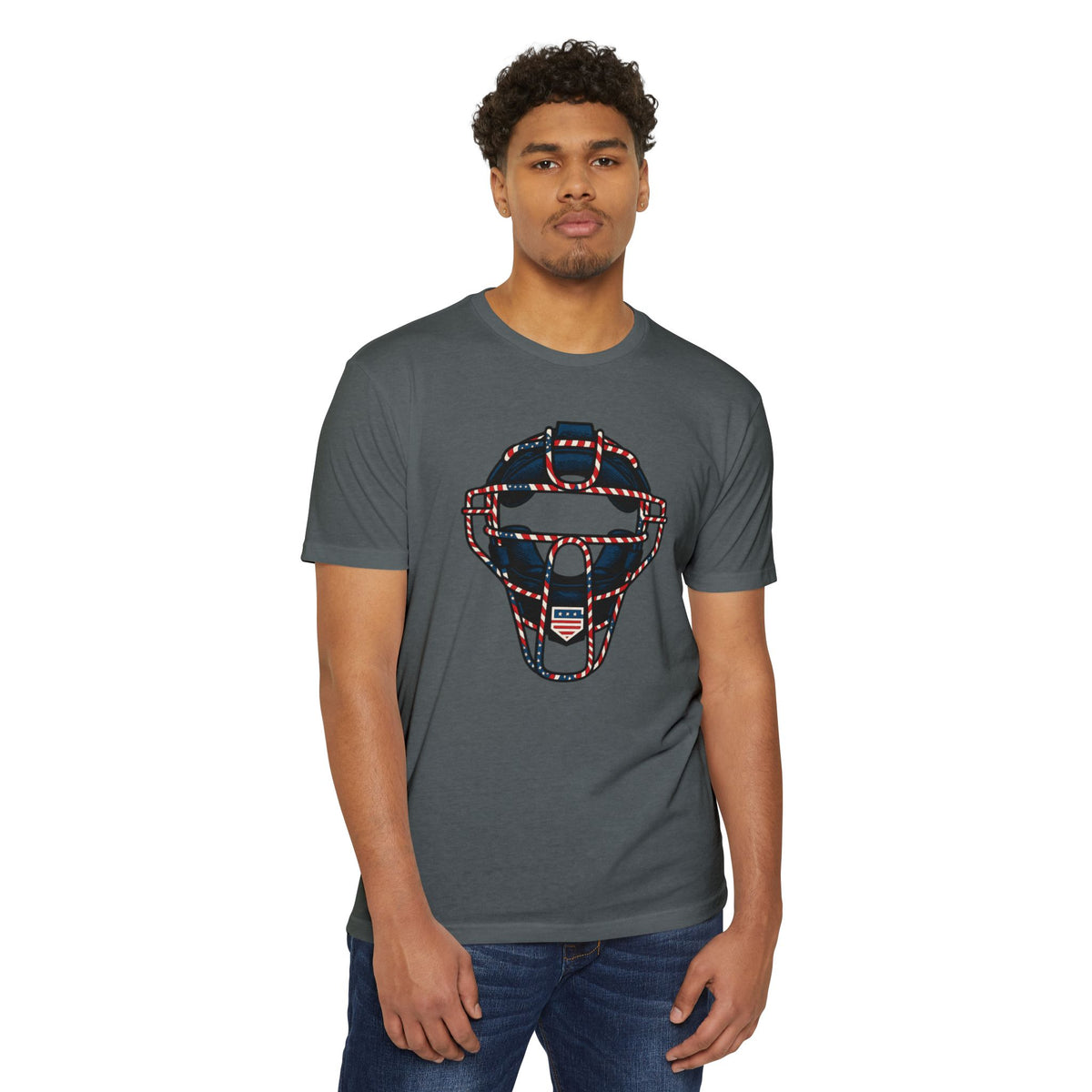 Patriot Umpire Mask OS- Gym T-shirt