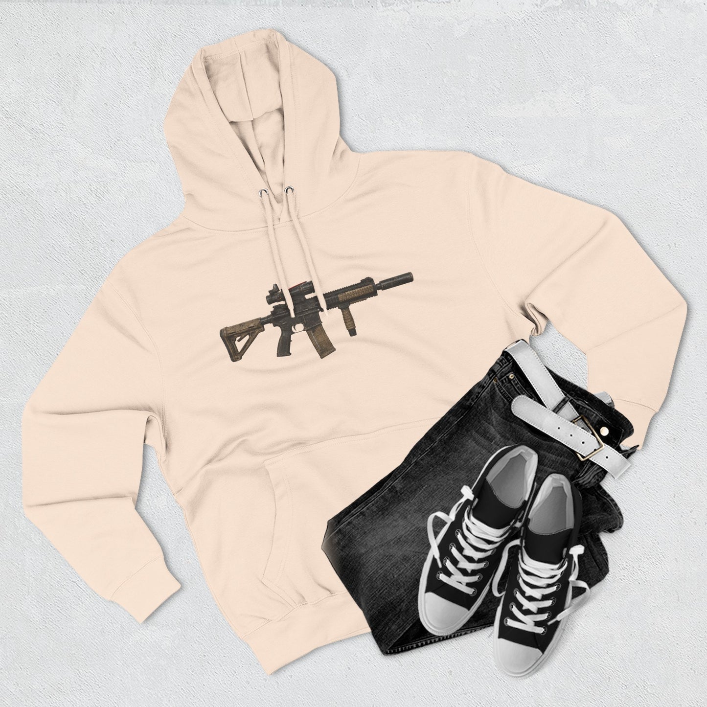 Fleece Hoodie 'AR' Gym Hoodie