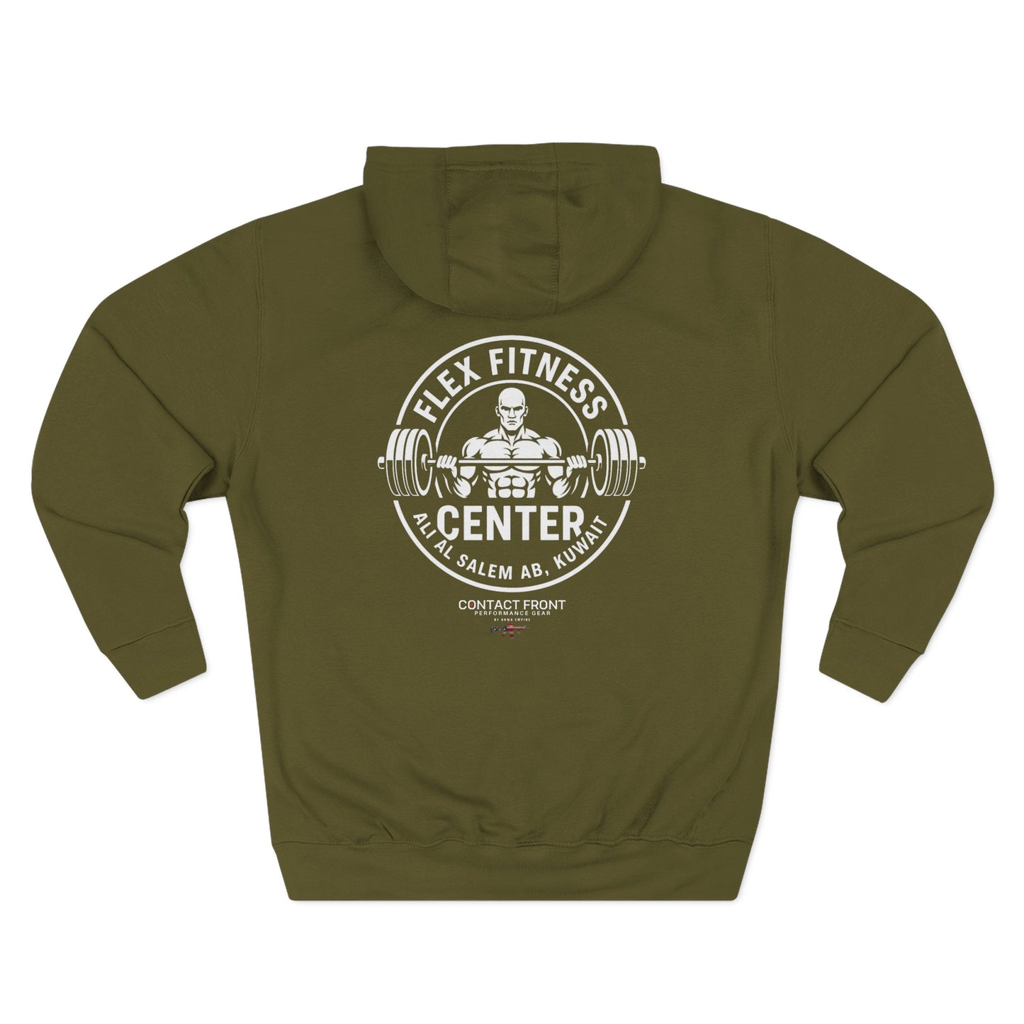 Flex Fitness Center Hoodie AASAB Gym Hoodie