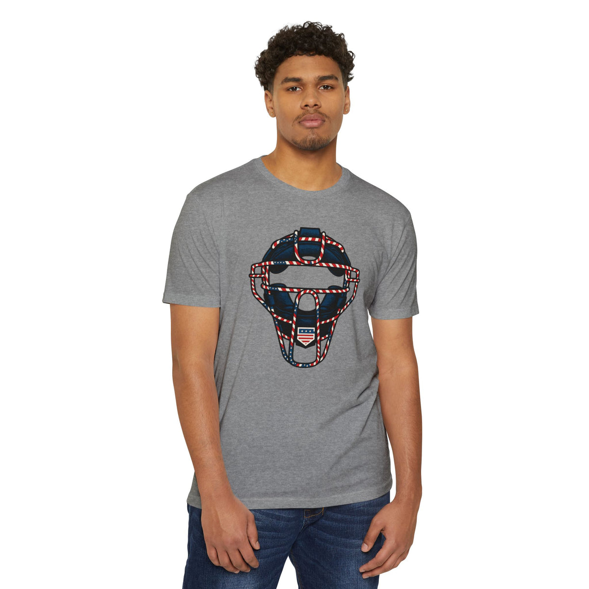 Patriot Umpire Mask OS- Gym T-shirt