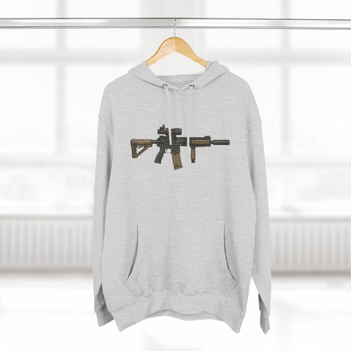 Fleece Hoodie 'AR' Gym Hoodie