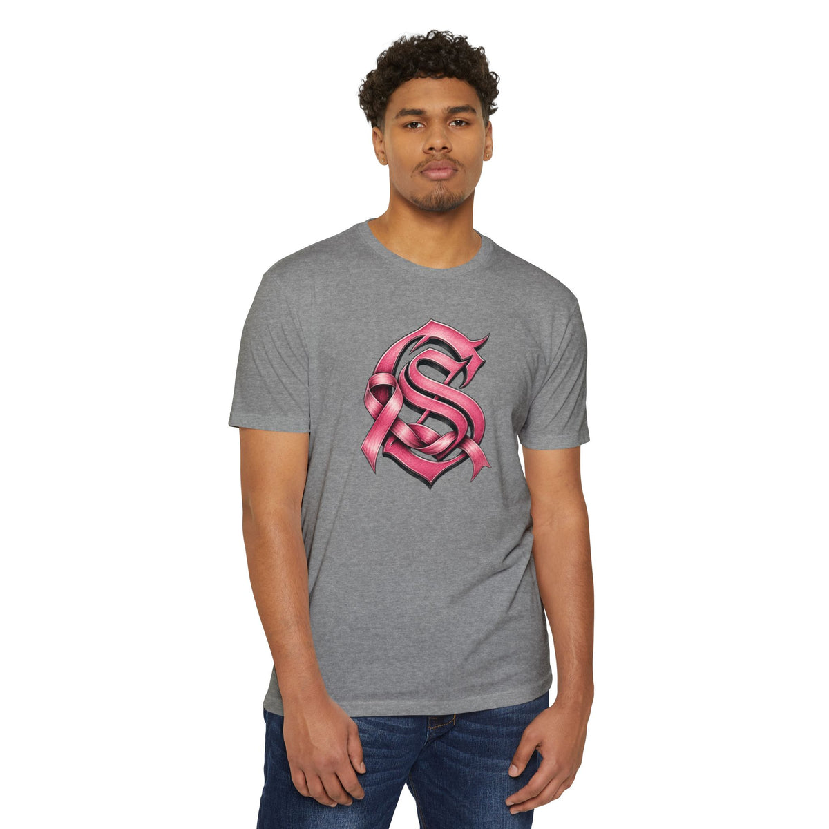 Breast Cancer Awareness OS Gym Tee
