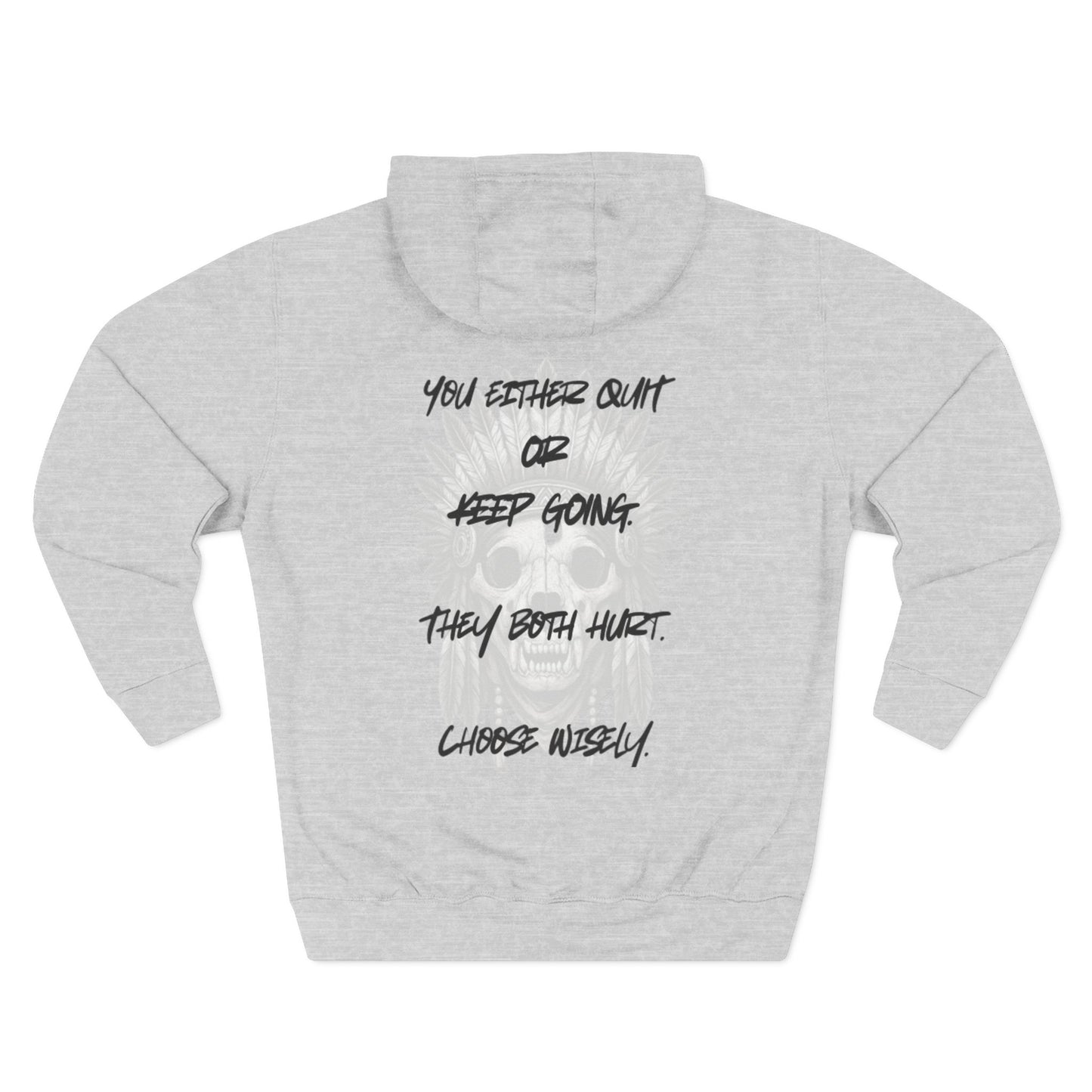 Quit or Keep Going Gym Hoodie