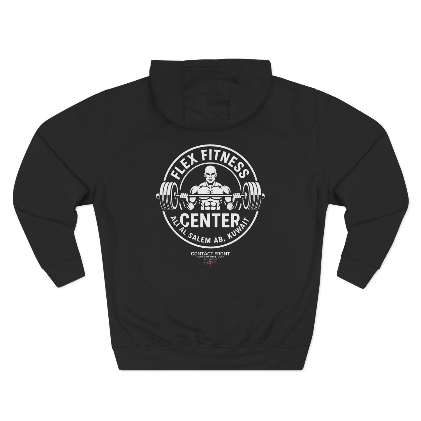 Flex Fitness Center Hoodie AASAB Gym Hoodie