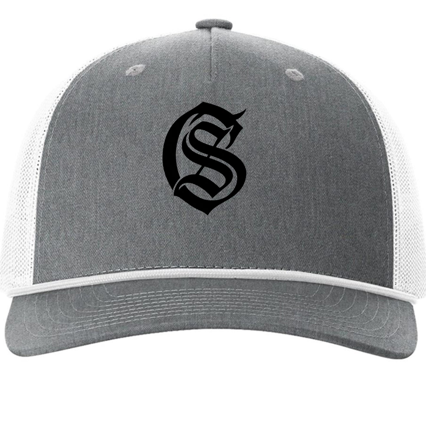 Heather Grey/ White - FRONT