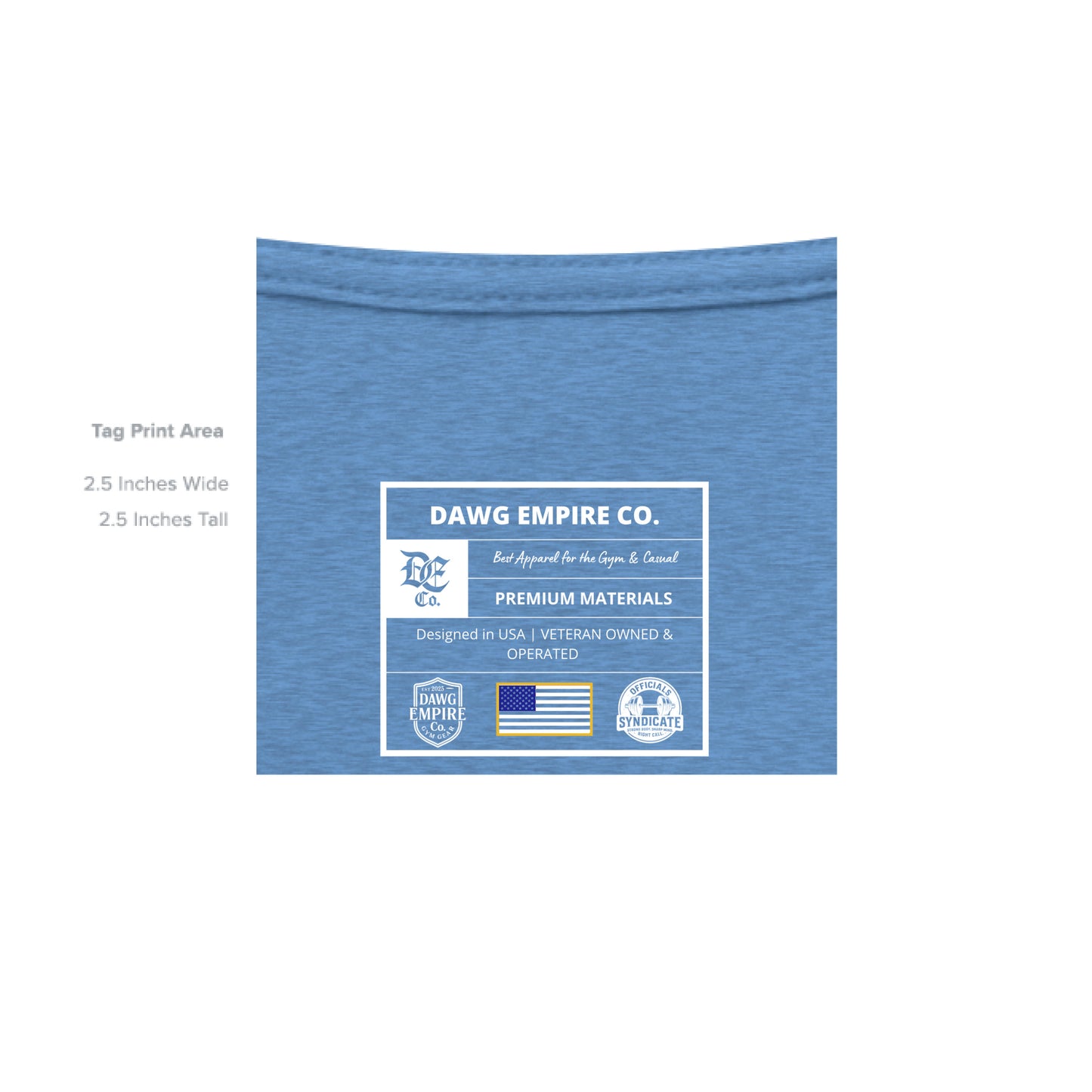 Heather Columbia Blue - INSIDE_TAG_LINE