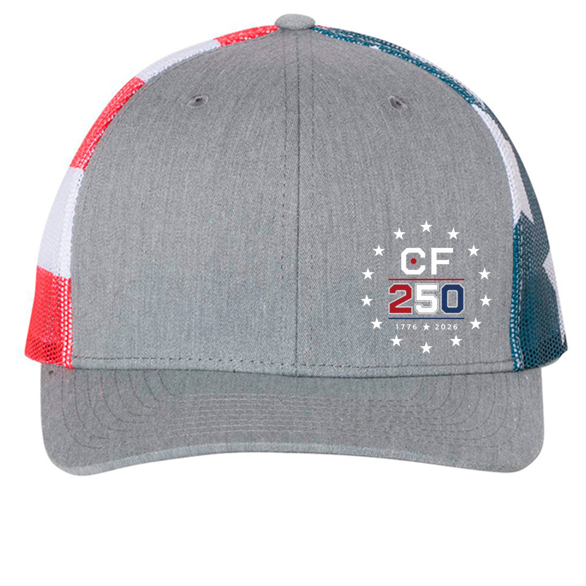 Heather Grey/ Flag - 112PM - FRONT