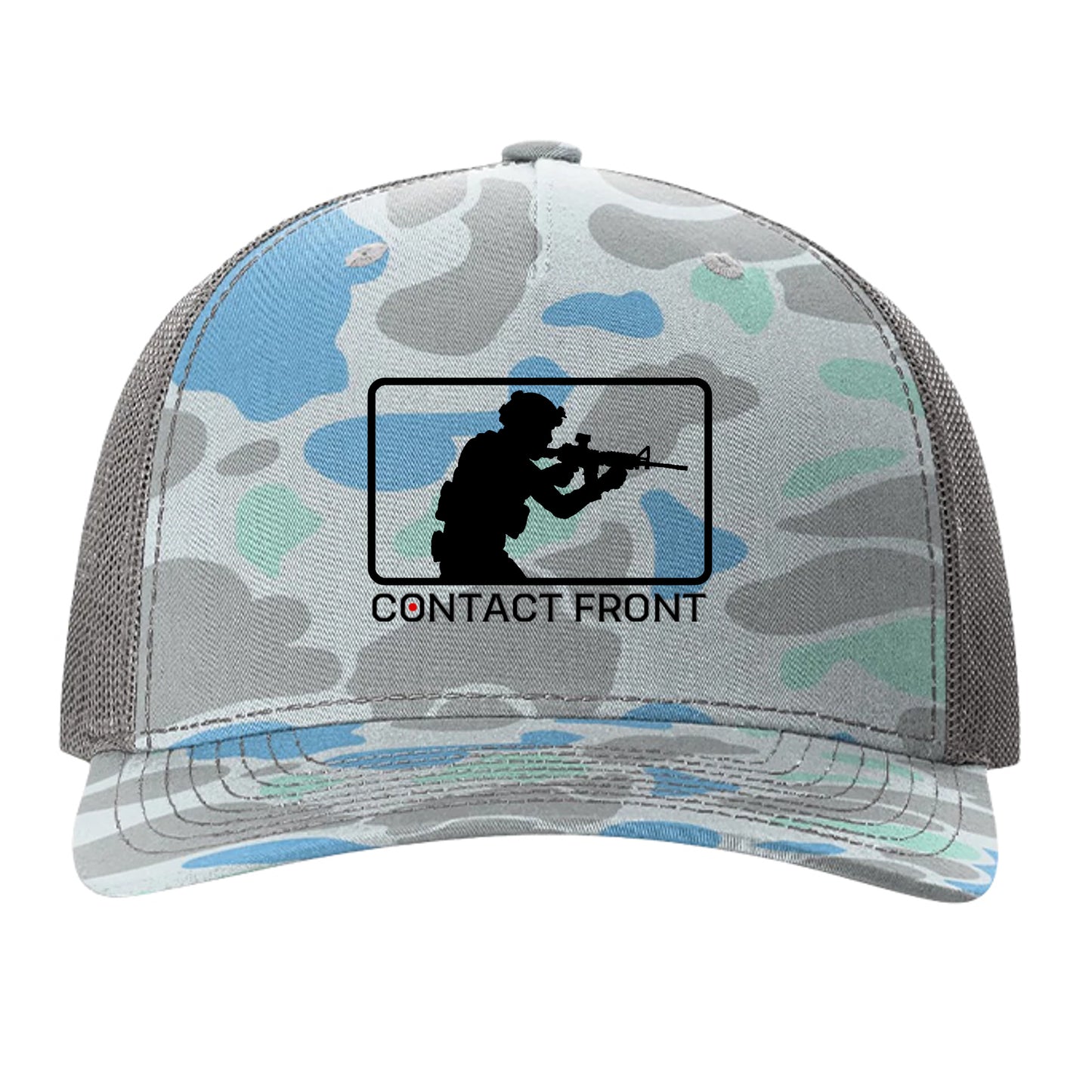 Saltwater Duck Camo/ Charcoal - 112PFP - FRONT