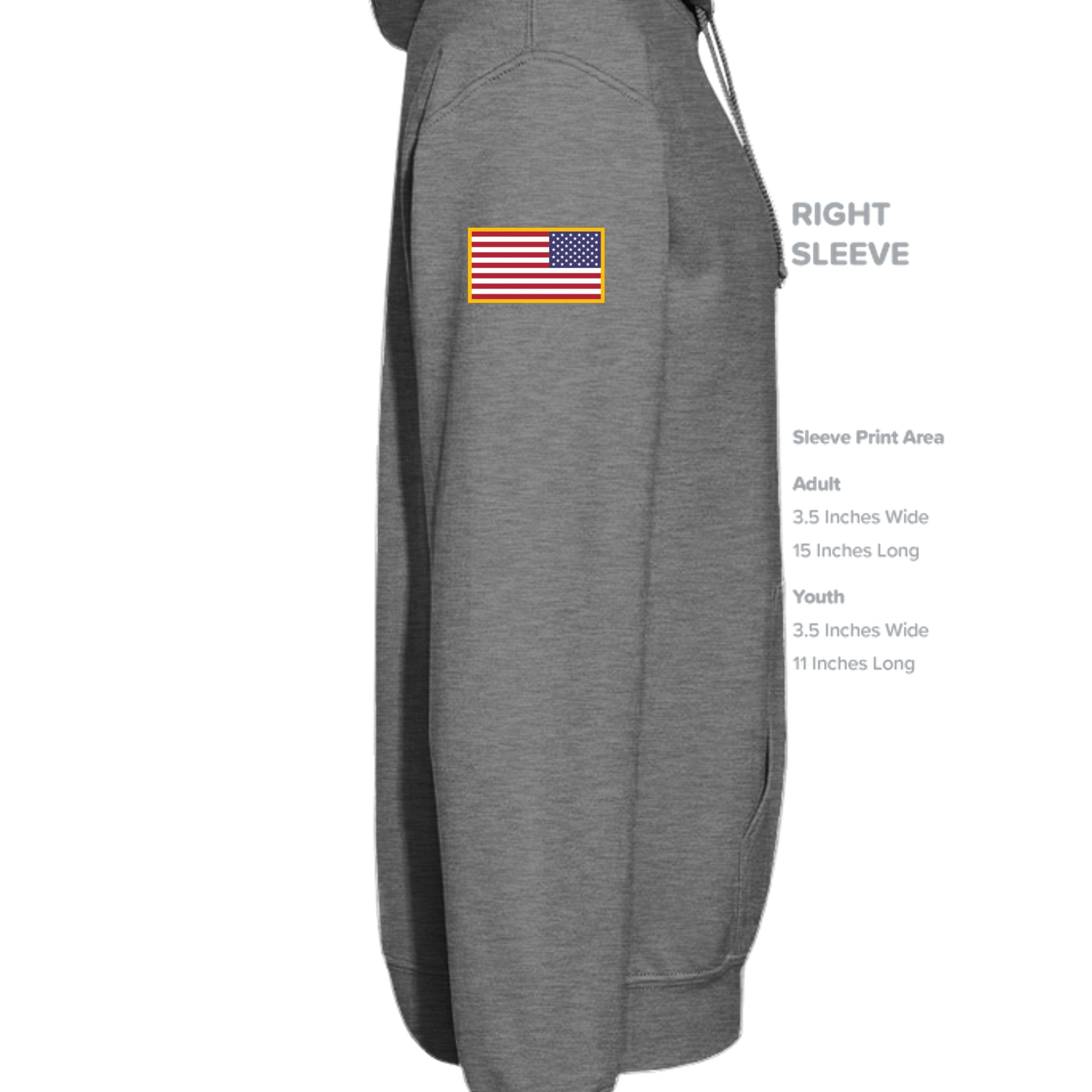 GRAPHITE HEATHER - G185 - SLEEVE_RIGHT