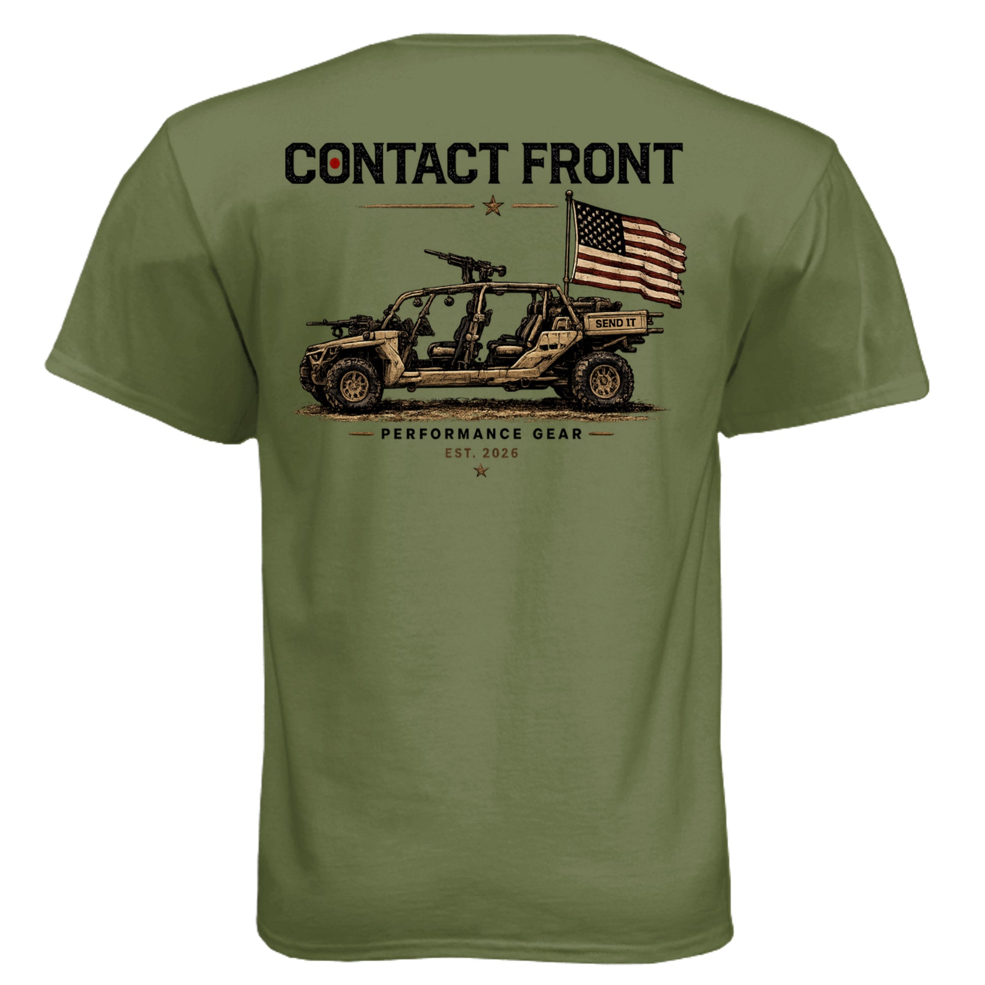 Military Green - N6210 - BACK