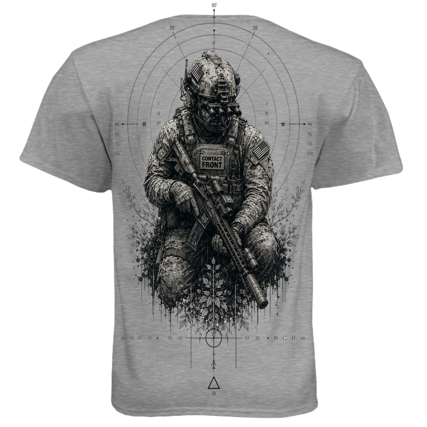Dark Heather Grey (60/40) - N6210 - BACK