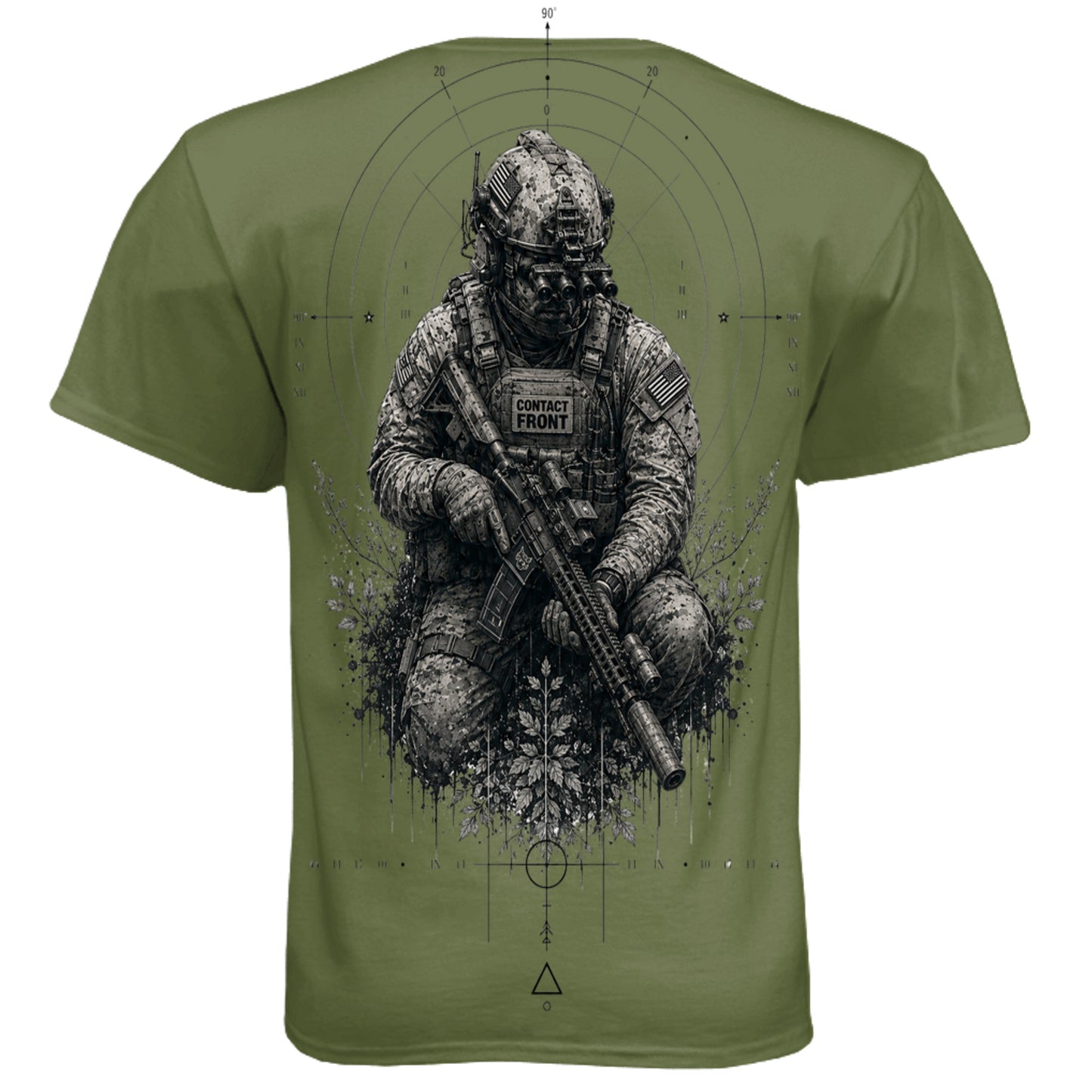 Military Green - N6210 - BACK