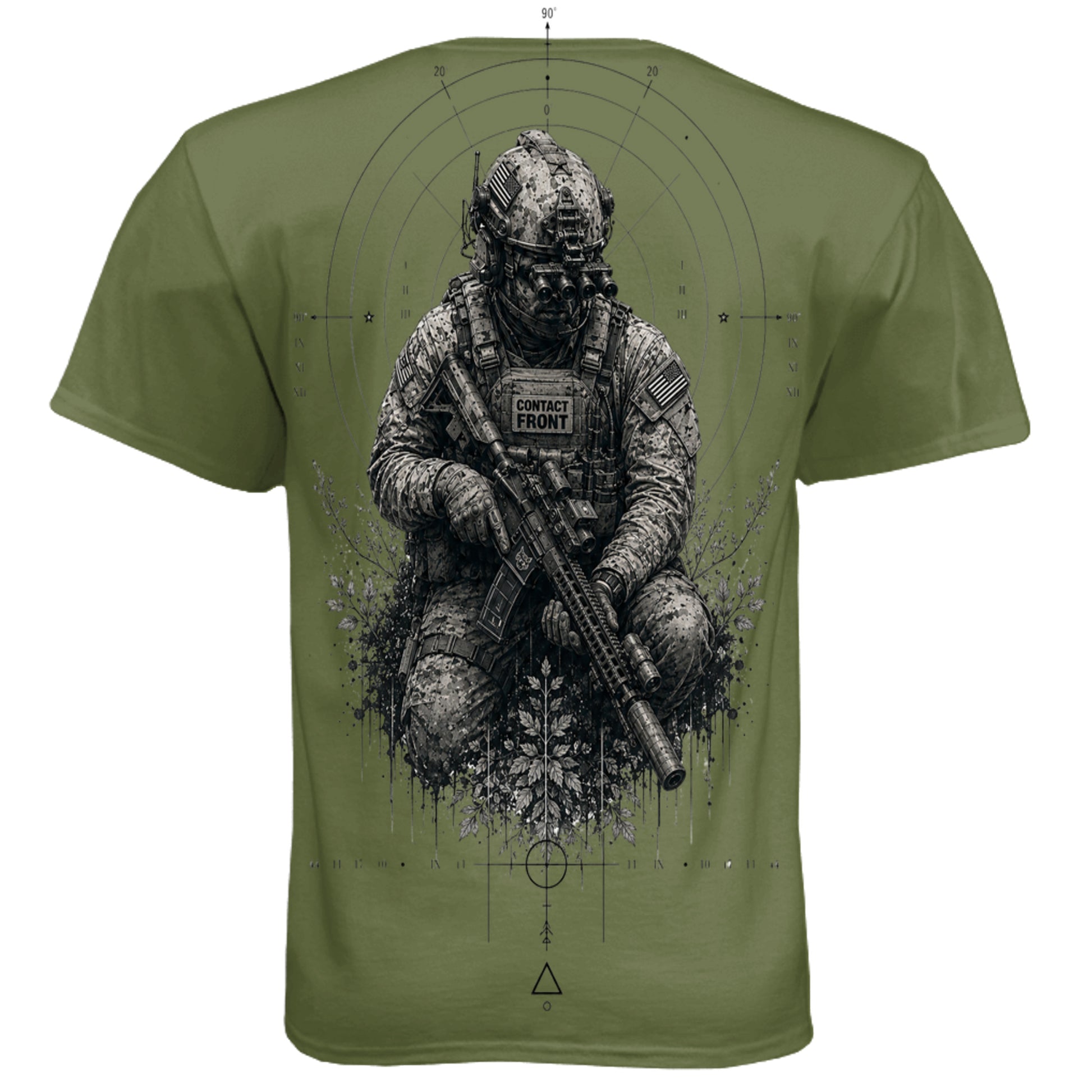 Military Green - N6210 - BACK