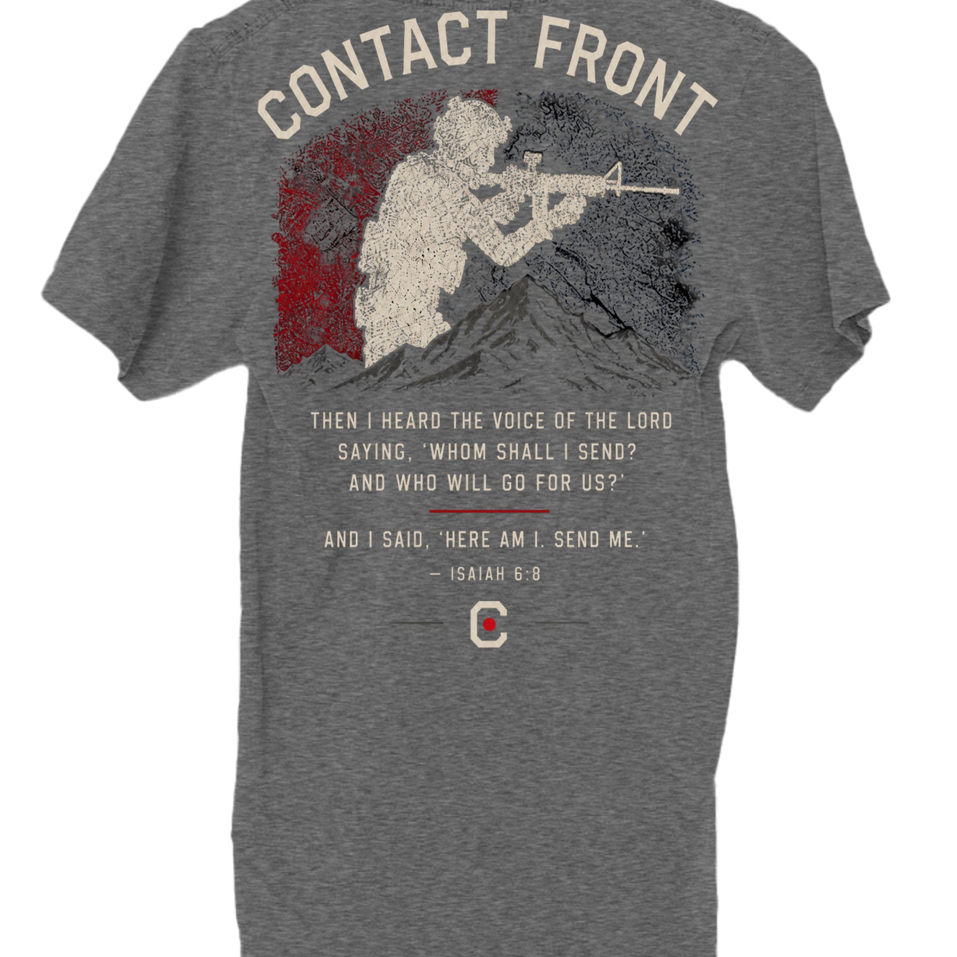 Charcoal Grey Heather - SHMHSS - BACK