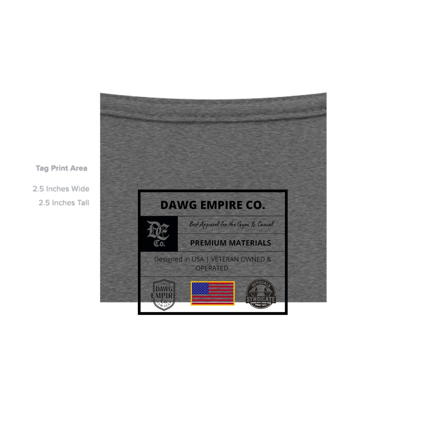 Charcoal Grey Heather - SHMHSS - INSIDE_TAG_LINE
