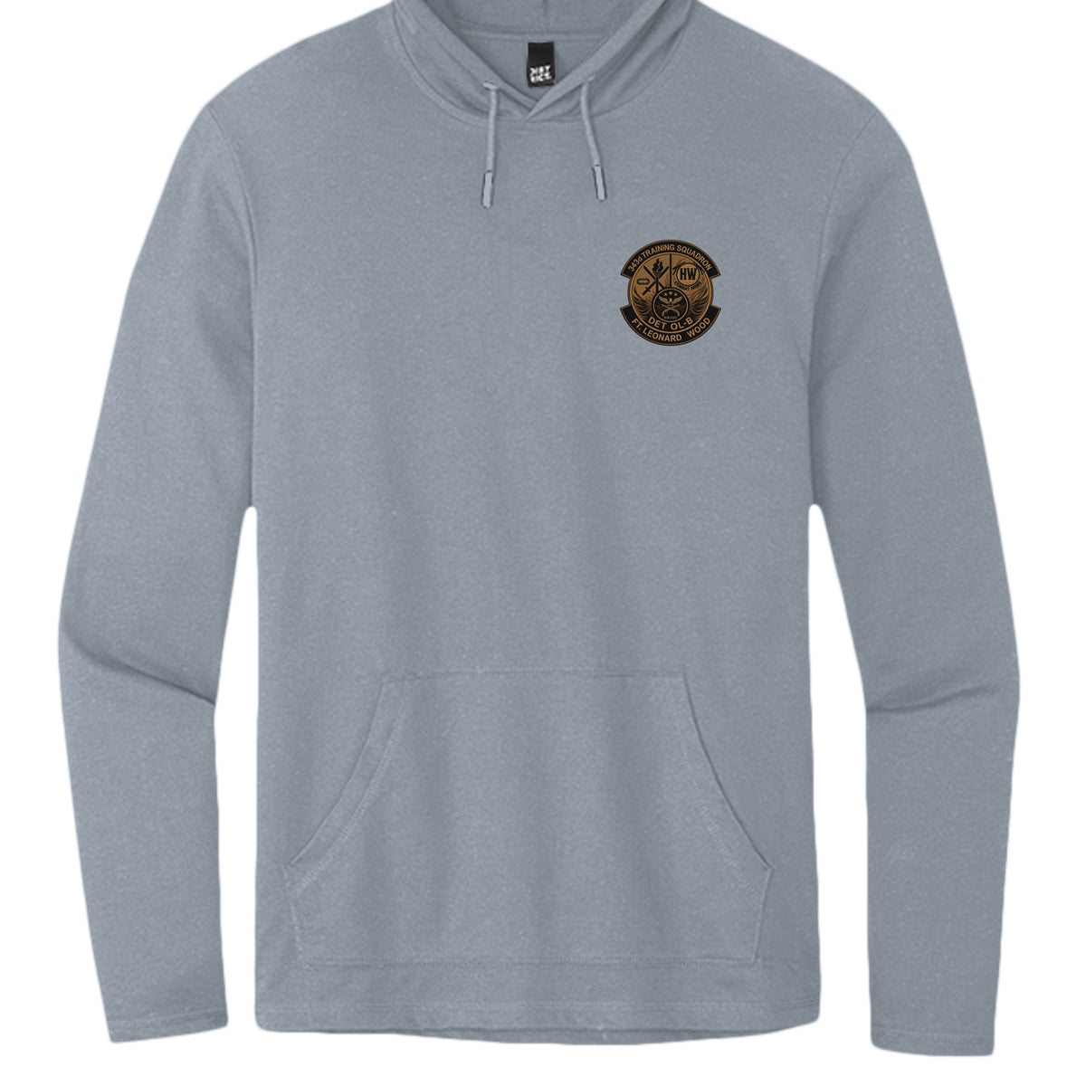 Flint Blue Heather - DT571 - FRONT
